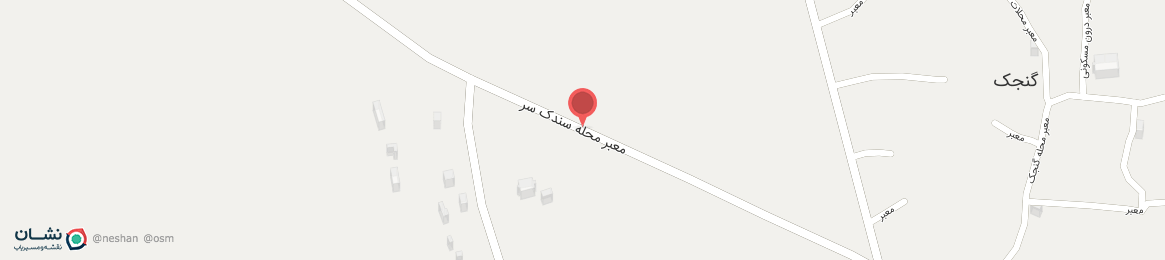 عکس خیابان معبر محله سندک سر گنجک