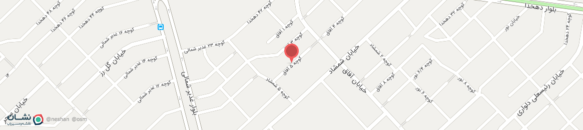 عکس خیابان 5 آفاق شیراز