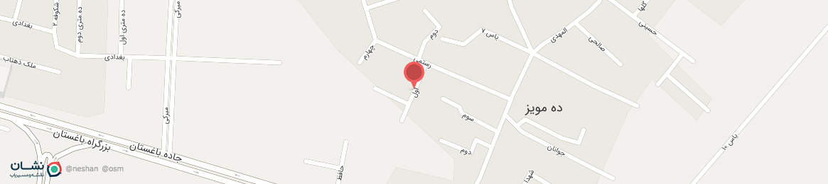 عکس خیابان اول باغستان