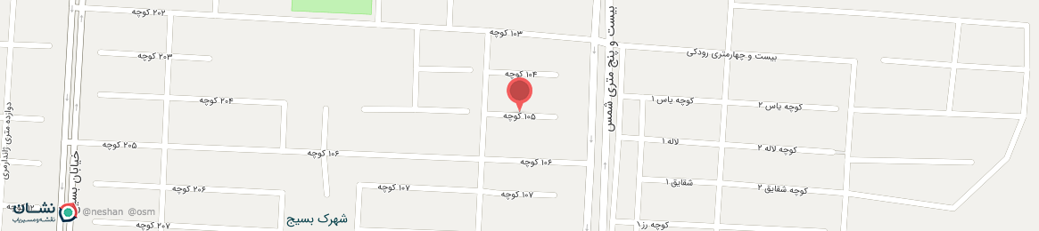 عکس خیابان 105 کوچه کرمانشاه