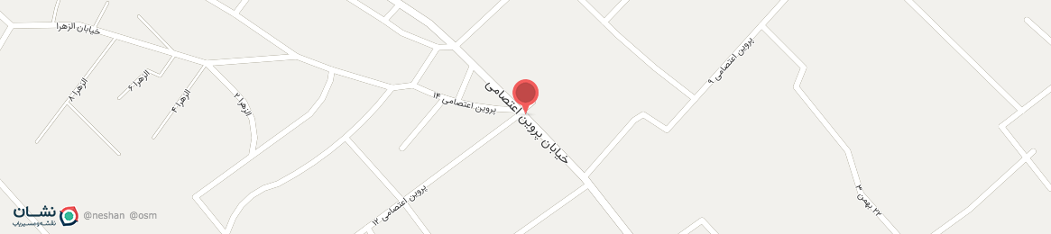 عکس خیابان پروین اعتصامی بم