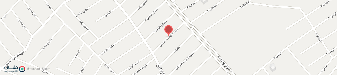 عکس خیابان مدرسه نهضت اسلامی اردبیل