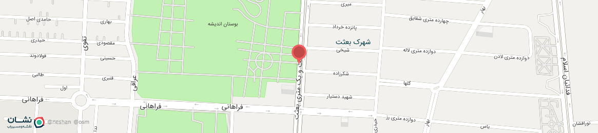 عکس خیابان بیست و یک متری بعثت تهران