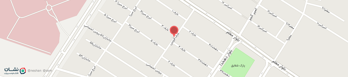 عکس خیابان عارف قزوینی کاشمر