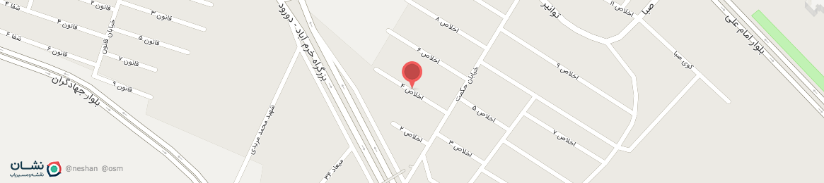 عکس خیابان اخلاص 4 دورود