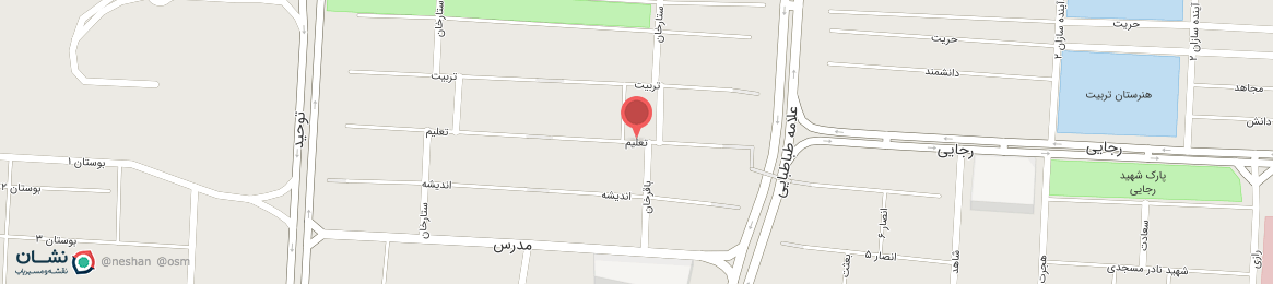 عکس خیابان تعلیم بخش مرکزی