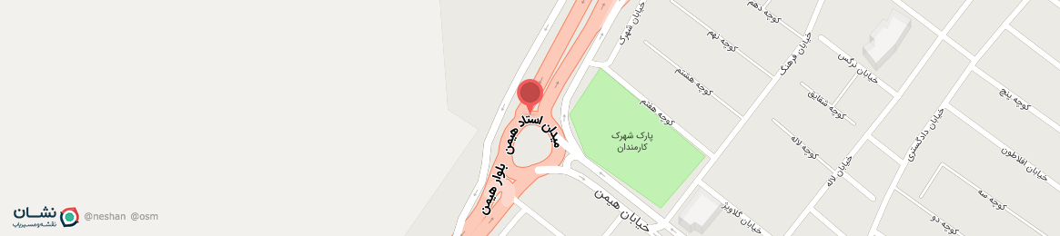 عکس میدان استاد هیمن مهاباد