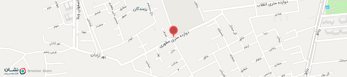 عکس خیابان دوازده متری مطهری اصفهان