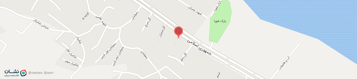 عکس خیابان گل شمعدانی تنکابن