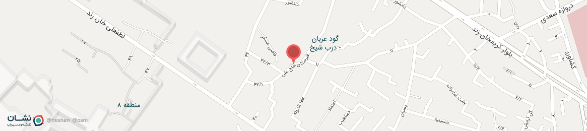 عکس خیابان قبرستان حاج علی شیراز