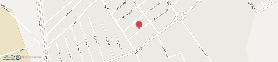 عکس خیابان گلهای بیست و یکم گلستان