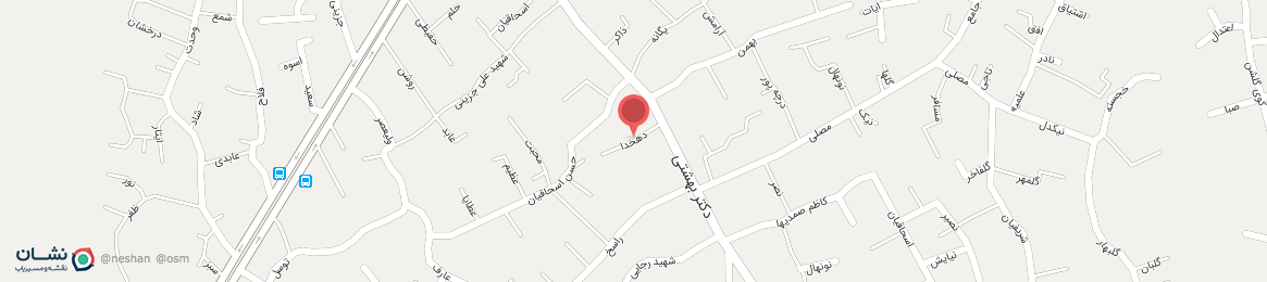 عکس خیابان دهخدا درچه