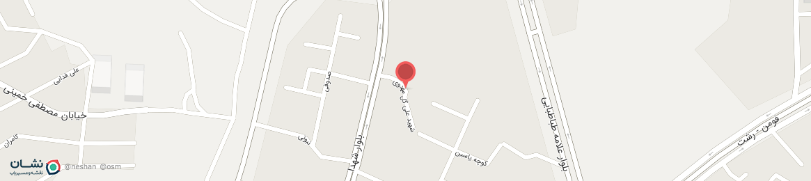 عکس خیابان شهید علی گل مهدوی فومن