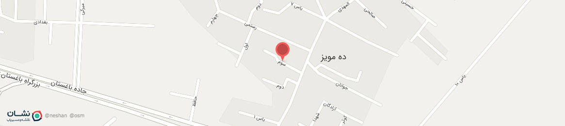 عکس خیابان سوم باغستان