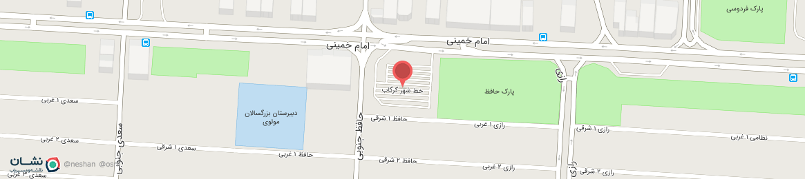 عکس خیابان خط شهر گرگاب شاهین شهر