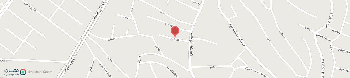 عکس خیابان گلستان بومهن