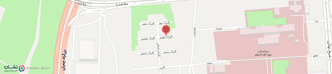 عکس خیابان گلبرگ هفتم تهران