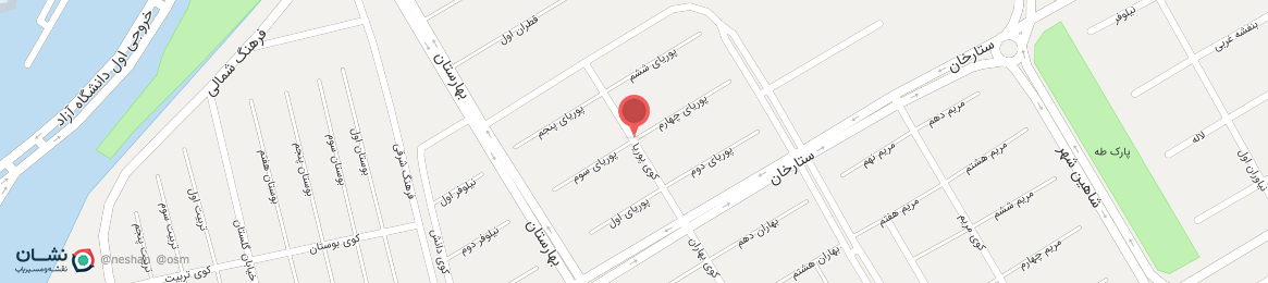 عکس خیابان کوی پوریا تبریز