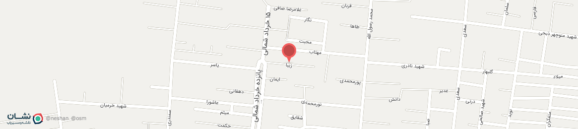 عکس خیابان زیبا نجف آباد