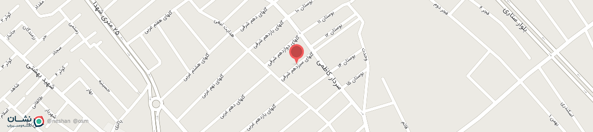 عکس خیابان گلهای سیزدهم شرقی گلستان