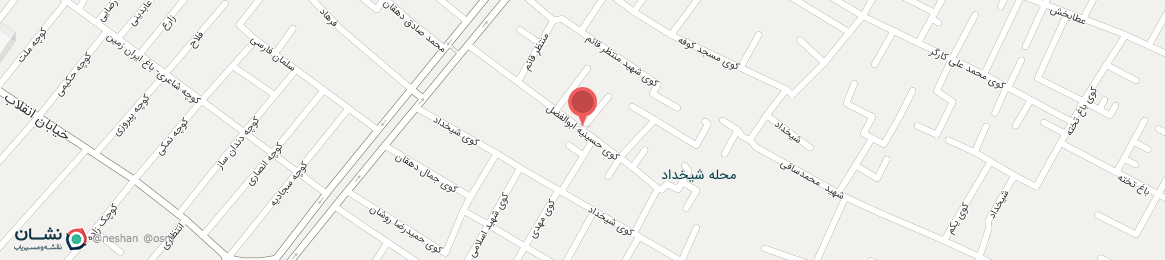 عکس خیابان کوی حسینیه ابوالفضل یزد