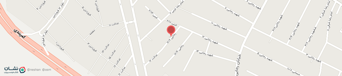 عکس خیابان رجایی 12/6 بخش مرکزی شهرستان فریمان