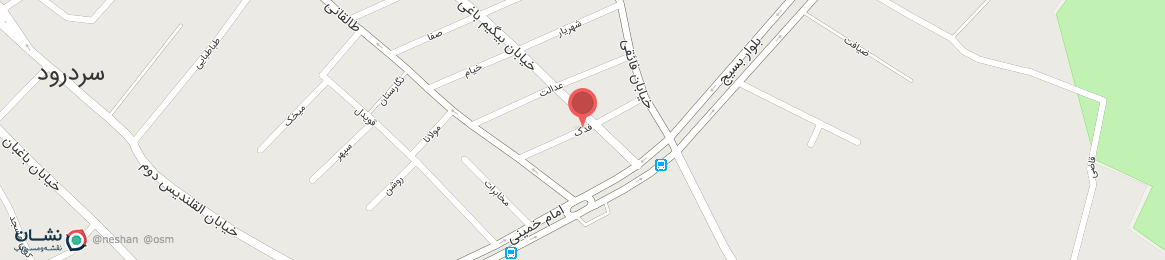 عکس خیابان فدک سردرود