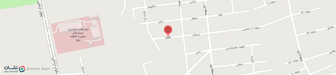 عکس خیابان اقاقیا ساری