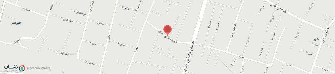 عکس خیابان دوازده متری آزادگان لاهیجان