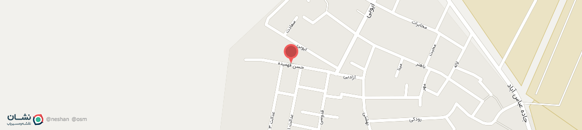 عکس خیابان حسن فهمیده عباس آباد علاقبند