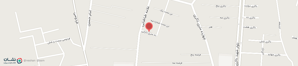 عکس خیابان ده متری دارایی مرند