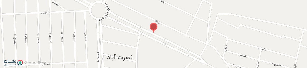 عکس خیابان آیت الله خامنه ای نصرت آباد