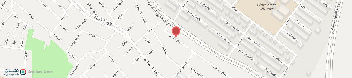 عکس خیابان شقایق غربی شهرقدس