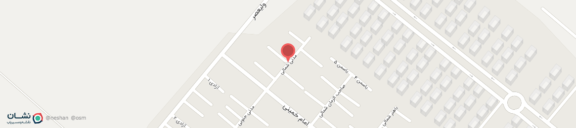 عکس خیابان مدنی شمالی شهرک مهدیه