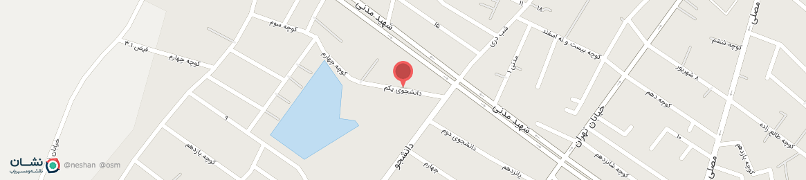 عکس خیابان دانشجوی یکم شاهرود