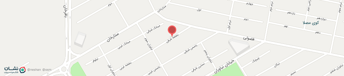 عکس خیابان بنفشه شرقی تبریز