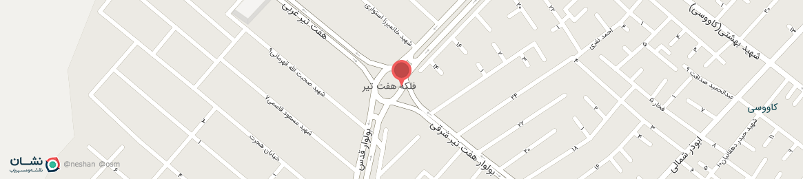 عکس فلکه هفت تیر مرودشت