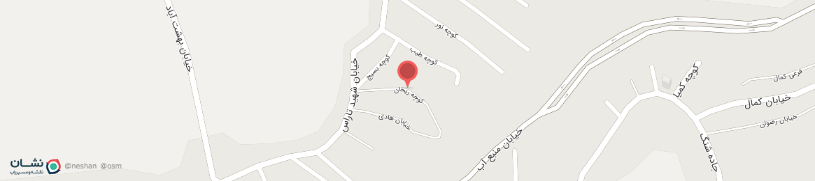 عکس خیابان ریحان باغ ملک