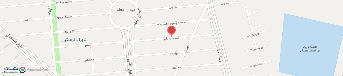 عکس خیابان بیست و یکم همدان