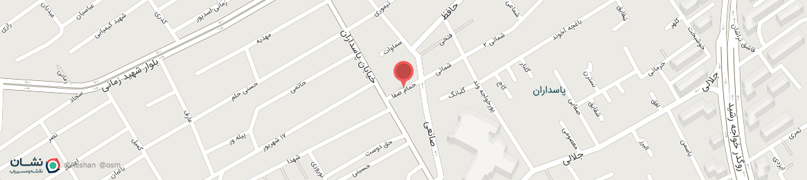 عکس خیابان حمام صفا همدان