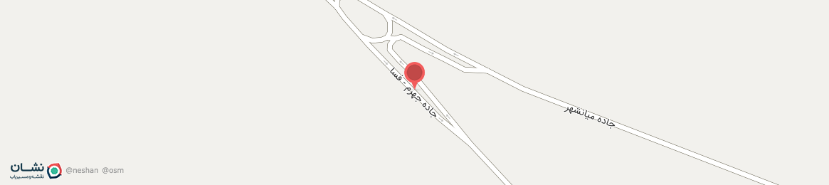 عکس جاده جهرم - فسا قطب آباد