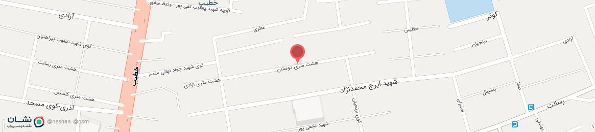 عکس خیابان هشت متری دوستان تبریز