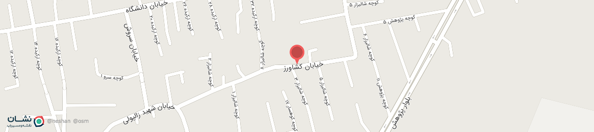 عکس خیابان کشاورز نور