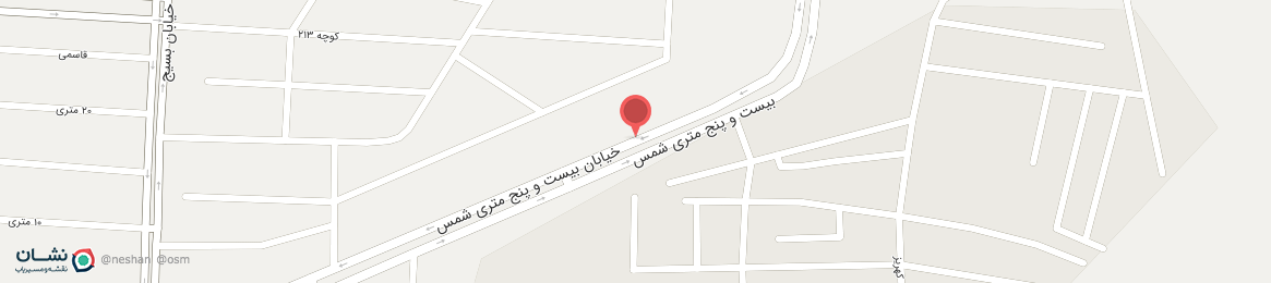 عکس خیابان بیست و پنج متری شمس کرمانشاه