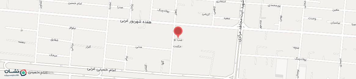 عکس خیابان شب بو نجف آباد