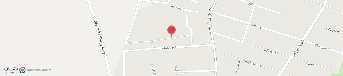 عکس خیابان کوی اندیشه مراغه