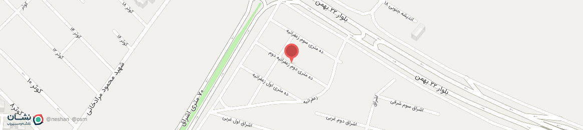 عکس خیابان ده متری دوم زعفرانیه زنجان