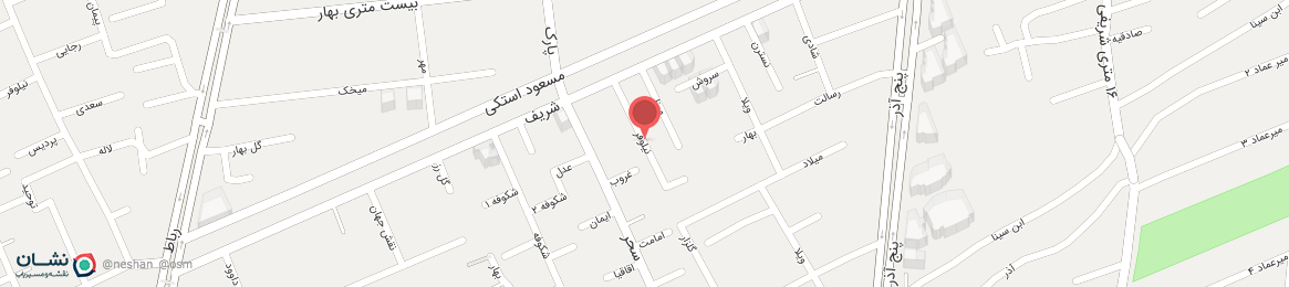 عکس خیابان نیلوفر اصفهان