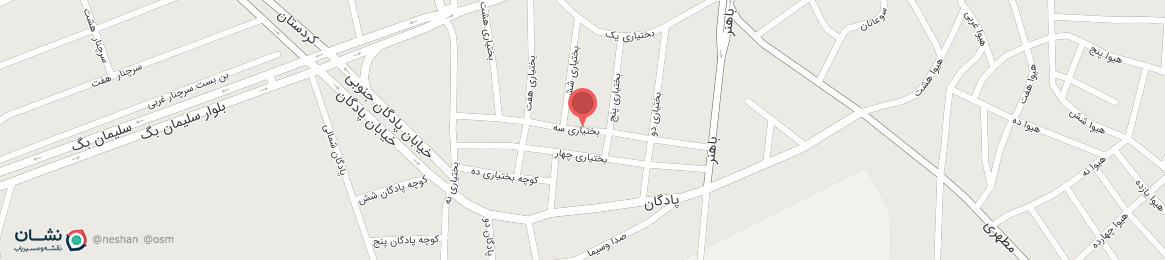 عکس خیابان بختیاری سه شوی