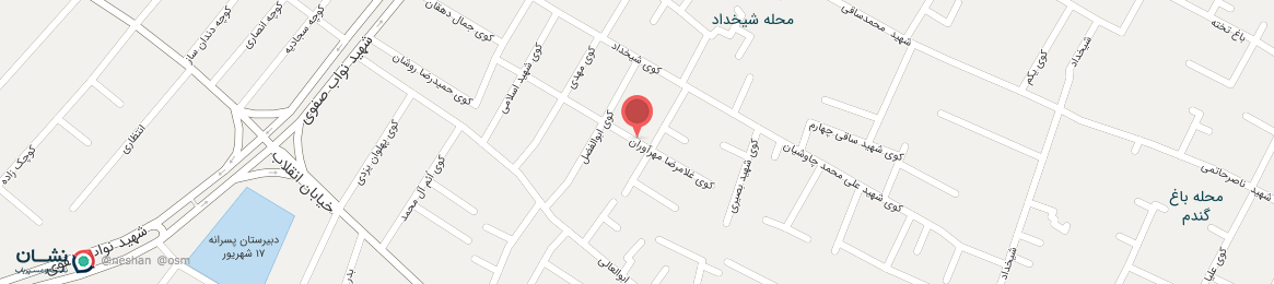 عکس خیابان کوی غلامرضا مهرآوران یزد